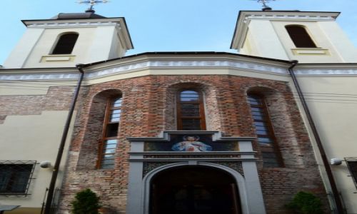 Zdjecie LITWA / okrg wileski / Wilno / Sanktuarium w niewielkim kociele