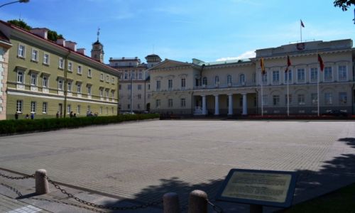 Zdjecie LITWA / okrg wileski / Wilno / Paac od frontu