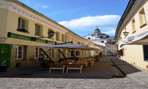 Zdjecie LITWA / okrg wileski / Wilno / W zaukach uliczek starego miasta