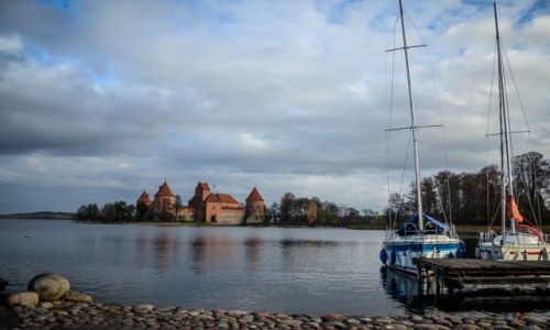 LITWA / Wilno / Troki / Zamek w Trokach
