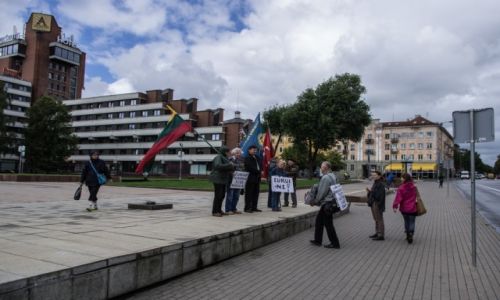 Zdjecie LITWA / - / Kajpeda / Pikieta