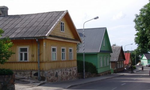 Zdjcie LITWA / Region trocki / Troki / Domy Karaimw