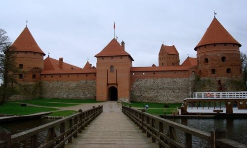 Zdjecie LITWA / okrg wileski / Trakai / Zamek na wodzie