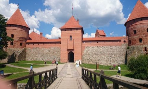 Zdjcie LITWA / Litwa / Trakai / Zamek w Trokach