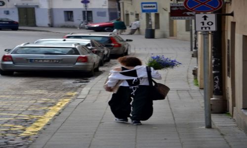Zdjęcie LITWA / --- / Wilno / Ulica