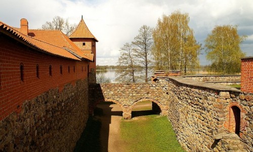 Zdjecie LITWA / okolice Wilna / Troki / zamek na wyspie
