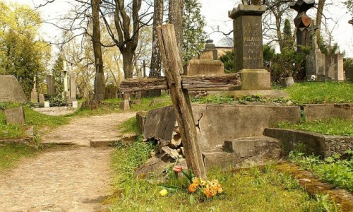 Zdjcie LITWA / WIlno / Wilno / cmentarz Antokolski