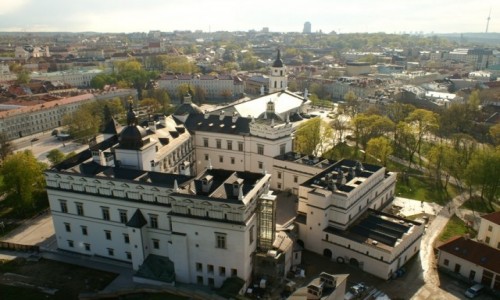 Zdjcie LITWA / WIlno / Wilno / widok na katedr ze wzgrza Gedymina