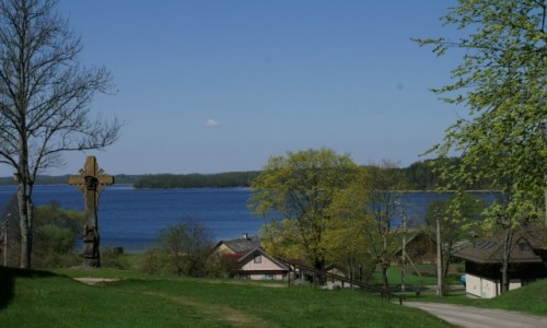 Zdjęcie LITWA / Auksztocki Park Narodowy / Paluse / widok na jezioro Lusiai