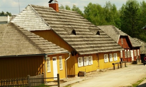 Zdjcie LITWA / okolice Kowna / Rumszyszki / skansen wsi litewskiej