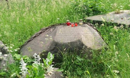 Zdjęcie LITWA / - / Wilno, Cmentarz na Rossie / Grób ojczyma Juliusza Słowackiego