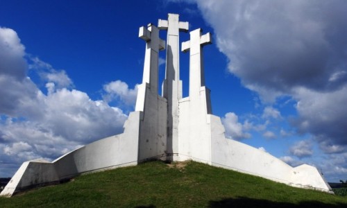 Zdjęcie LITWA / Wilno / Wilno / Trzy Krzyżę