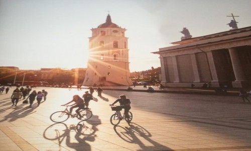 Zdjęcie LITWA / - / Wilno Plac Teatralny / Vilnus