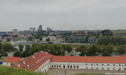 Zdjcie LITWA / okrg wileski / Wilno / Widok z gry zamkowej