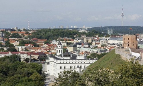 Zdjcie LITWA / - / Wilno / Wilno - widok z Gry Trzykrzyskiej