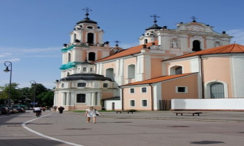 Zdjcie LITWA / - / Wilno / Koci w. Katarzyny w Wilnie