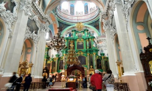 Zdj�cie LITWA / Wilno. / Wilno. / Wn�trze cerkwi �w. Ducha.