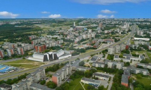 Zdj�cie LITWA / Wilno. / Wie�a telewizyjna  326,47 m. / Wilno z wie�y telewizyjnej.