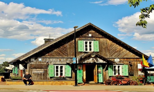 Zdjecie LITWA / Okrg wileski / Troki / Karaimska karczma