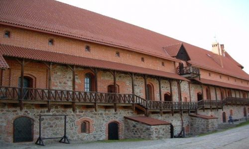 Zdjecie LITWA / Troki / Zamek / Dziedziniec w Trokach