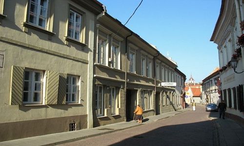 Zdjecie LITWA / brak / Wilno / W tej uliczce mieszka Adam Mickiewicz