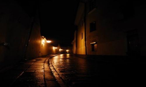 Zdjecie LITWA / brak / Wilno / ulica noc