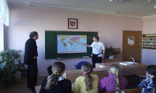 Zdjecie LITWA / Wileszczyzna / Wesowka / Opowiadam o wyprawie w Polskiej Szkole we wsi Wesowka