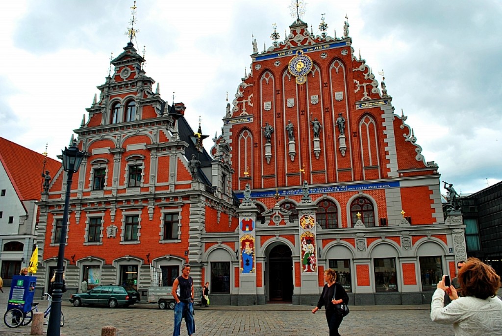 Zdjęcia: Riga, Riga, domy kupieckie, ŁOTWA Zdjęcia: Riga, Riga, domy kupieckie, ŁOTWA