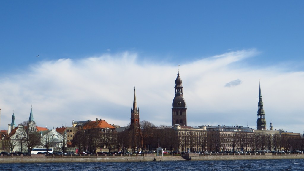 Zdjęcia: Ryga, Ryga, widok na Rygę z Dźwiny, ŁOTWA Zdjęcia: Ryga, Ryga, widok na Rygę z Dźwiny, ŁOTWA