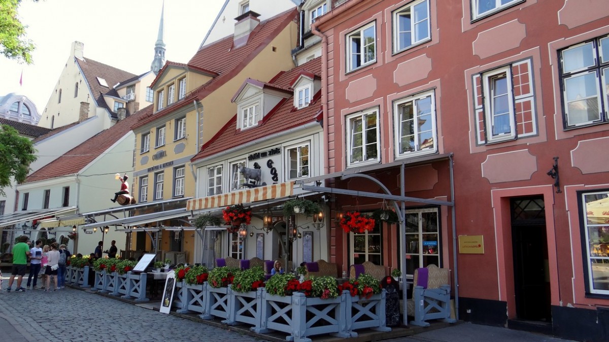 Zdjęcia: Centrs, Riga, Kamieniczki na starym mieście, ŁOTWA Zdjęcia: Centrs, Riga, Kamieniczki na starym mieście, ŁOTWA