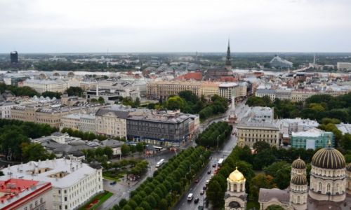 Zdjecie OTWA / Kurlandia / Ryga / Panorama Rygi