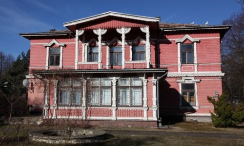 Zdjecie OTWA / Poudniowo - zachodnia otwa / Lipawa (Liepaja) / Drewniane domki z XIX w