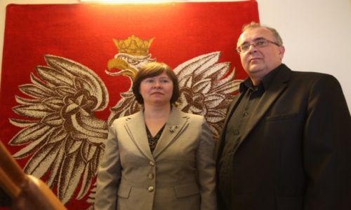 Zdjęcie ŁOTWA / Łatgalia / Daugavpils (pol. Dyneburg) /  Żanna i Ryszard  Stankiewiczowie, animatorzy kultury polskiej na Łotwie