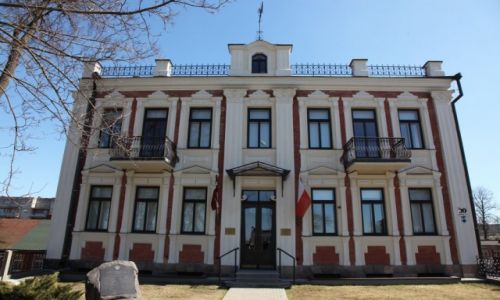 Zdjęcie ŁOTWA / Łatgalia / Daugavpils (pol. Dyneburg) /  Dom Polski w Daugawpiłs