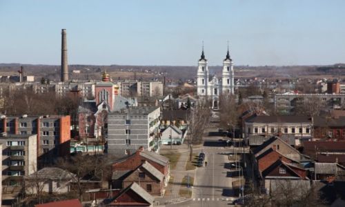 Zdjęcie ŁOTWA / Łatgalia  / Daugavpils (pol.. Dyneburg) / Panorama Daugavpils