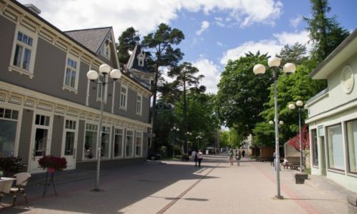 Zdjcie OTWA / na granicy Liwonii i Kurlandii  / Jurmaa / Na deptaku