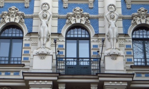 Zdjęcie ŁOTWA / Ryga / Ryga / ryska secesja