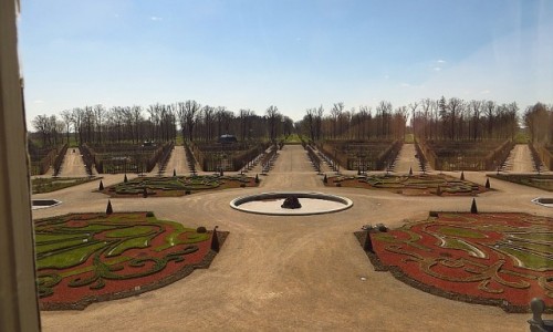 Zdjecie OTWA / Kurlandia / Rundale / paac w Rundale - park