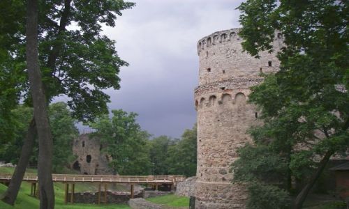 Zdjęcie ŁOTWA / brak / Cesis / Na zamku2