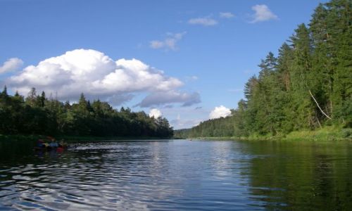 Zdjecie ŁOTWA / brak / Gauja / Na Gauji
