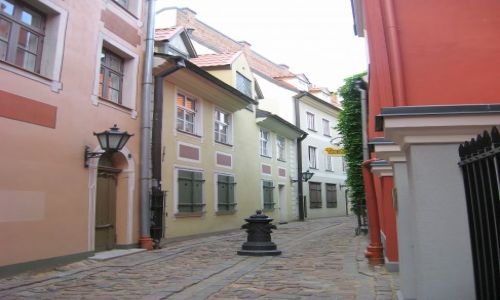 Zdjęcie ŁOTWA / Ryga / Ryga - Stare Miasto / Uliczka