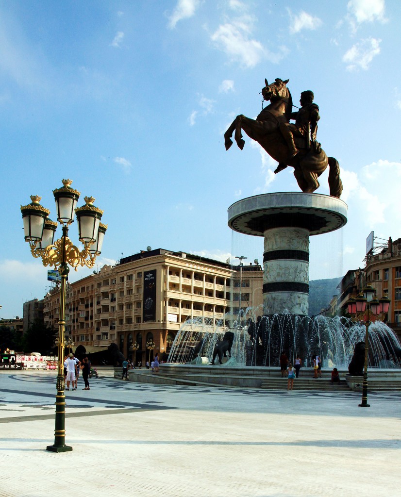 Zdjęcia: Plac Macedoński, Skopje, Pomnik Aleksandra Wielkiego, MACEDONIA Zdjęcia: Plac Macedoński, Skopje, Pomnik Aleksandra Wielkiego, MACEDONIA