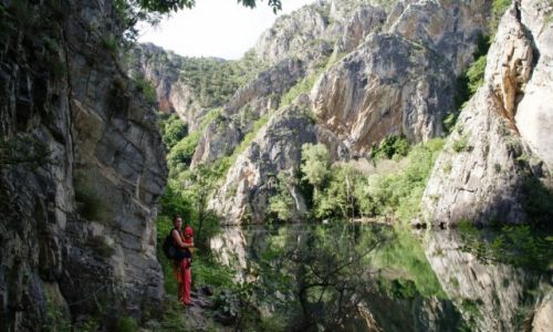 Zdjcie MACEDONIA / okolice Skopje / kanion Matka / Trekking