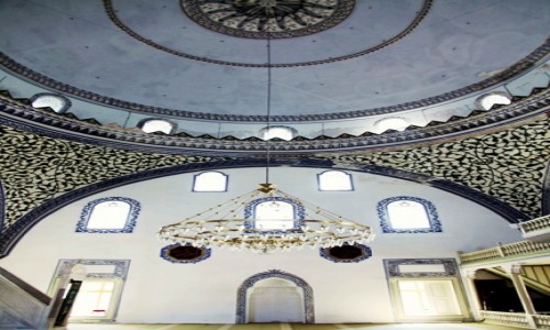 Zdjcie MACEDONIA / Skopje / Okolice Starego Bazaru / Meczet Mustafy Paszy, wntrze