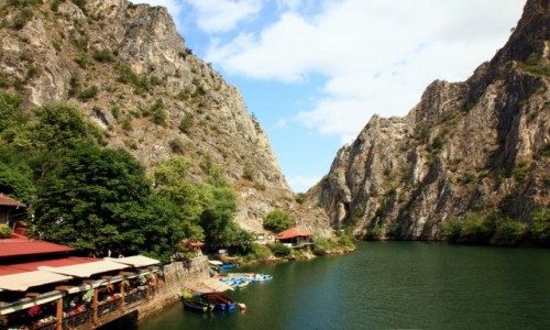 Zdjcie MACEDONIA / Skopje / Rzeka Treska / Kanion Matka 