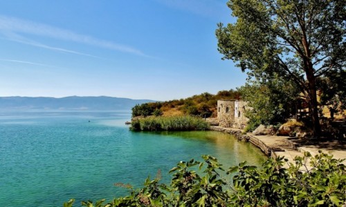 Zdjcie MACEDONIA / Ochryda / Pesztani / Nad jeziorem Ochrydzkim