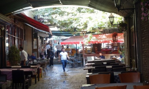 Zdjecie MACEDONIA / - / Skopje / Restauracyjki w Starej Czarsziji