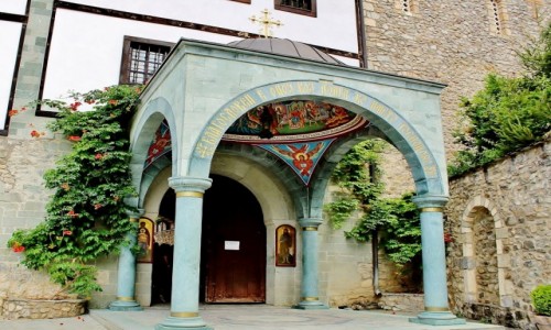 Zdjcie MACEDONIA / park narodowy Mawrowo / Rostusza / Monastyr w.Jana Chrzciciela z 1020 roku