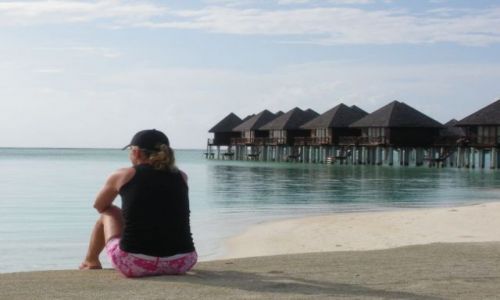 Zdjecie MALEDIWY / brak / Olhuveli Island / Cisza i pustka dookoa