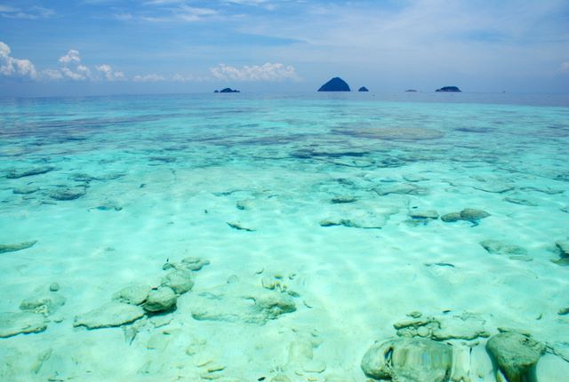 Zdjęcia: Perhentian Besut, Pulau Perhentain - widok na wode, MALEZJA Zdjęcia: Perhentian Besut, Pulau Perhentain - widok na wode, MALEZJA
